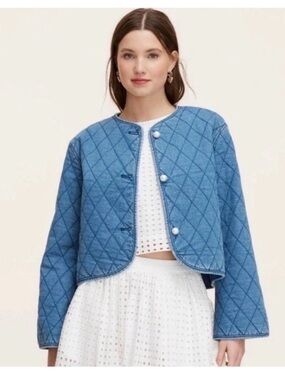 Kate Spade x Target Denim Quilted Jacket